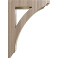 thumbnail image 3 of Ekena Millwork 1 3/4"W x 6 1/2"D x 9"H Small Thorton Wood Bracket, Walnut (2-Pack), 3 of 4