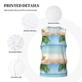 thumbnail image 6 of Easygdp Starfish in Beach Men's Mesh Basketball Jersey Quick Drying Sleeveless Shirts Fitted Muscle Tank Tops Sport Round Neck T-Shirt - Medium, 6 of 9