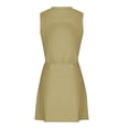 thumbnail image 6 of Tennis Dresses for Women 2025 Summer Workout Romper Built in Shorts Sleeveless Open Back Jumpsuits Athletic Dresses, Limited Time Offer, Under 10 Dollars, 6 of 6