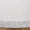 thumbnail image 3 of SAFAVIEH Martha Stewart Serenity Olgica Bordered Area Rug, Ivory/Grey, 6'7" x 6'7" Round, 3 of 10
