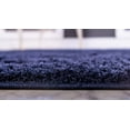 thumbnail image 5 of Rugs.com Lattice Shag Collection Rug – 8' x 10' Navy Blue Shag Rug Perfect For Living Rooms, Large Dining Rooms, Open Floorplans, 5 of 9