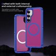 thumbnail image 7 of ShellTech for Samsung Galaxy S24 Magnetic Case Compatible with Magsafe Dual Layer Military-Grade Protection Heavy Duty Shockproof Rugged Protective Cover for Samsung S24,A, 7 of 7
