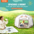 thumbnail image 2 of VEVOR Parque infantil para bebes con dosel Parque infantil emergente para interiores y exteriores 59.8 "x 59.8, 2 of 9