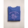 thumbnail image 3 of Pretty Fabulous Live Love Laugh Sweatshirt Women -Image by Shutterstock, Female 3X-Large, 3 of 4