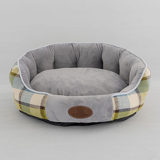 Cojín Removible Perfecl Cattice para Gatos y Perros Cama Cálida Verde 60x22 cm