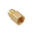 thumbnail image 3 of Litorange 2 uds adaptador de gas de acoplamiento de tubo abocinado de latón adaptador de tubo NPT hembra de 1/2 "acampanado x 1/2", 3 of 5