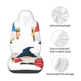 thumbnail image 4 of Fuzoiu School Cute Gnomes Print Elastic Car Seat Covers, Seat Cover Protector,Universal Fit Interior Covers for Most Cars,Washable Seat Cover Non Slip for SUV,Sedan,Van, 4 of 5