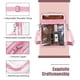 thumbnail image 4 of Bolso de mano MoKo Clear Crossbody con correa ajustable rosa, 4 of 7