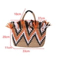 thumbnail image 2 of Bolso de paja de playa, bolso grande para mujer, bolso de verano hecho a mano, bolso de playa, 2 of 6