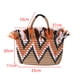 thumbnail image 2 of Bolso de paja de playa, bolso grande para mujer, bolso de verano hecho a mano, bolso de playa, 2 of 6