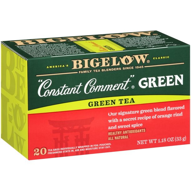 Bigelow, "Constant Comment" Green, Tea Bags, 20 Ct