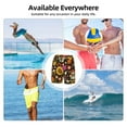 thumbnail image 7 of Kdxio Sunflowers Mushrooms Print Men'S Swim Trunks With Compression Liner 7 Inch Inseam Quick Dry Swim Shorts, 7 of 7
