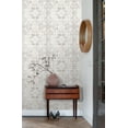 thumbnail image 6 of ESTA Home Desmond Beige Distressed Medallion Wallpaper, 20.5-in by 33-ft, 6 of 9
