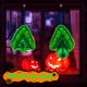 thumbnail image 4 of Ojos Iluminados WDOplteas decoraciones Halloween material fluorescente, 4 of 9