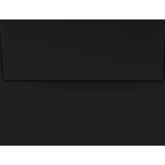 LUXPaper A2 Peel & Press Invitation Envelopes, 4 3/8 x 5 3/4, 80 lb. Midnight Black, 50 Pack
