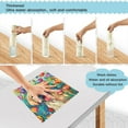 thumbnail image 4 of Labrador Dog Flower Kitchen Towels 6 Pcs Dish Towels Absorbent Soft Quick Dry Towel Dish Rags for Washing Dishes, 4 of 8