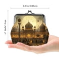thumbnail image 2 of Fitr Stylish Microfiber Coin Purse with Zinc Alloy Jaws, 4.3x4.7 in/11x12 cm - Fashionable and Functional Mini Wallet, 2 of 7