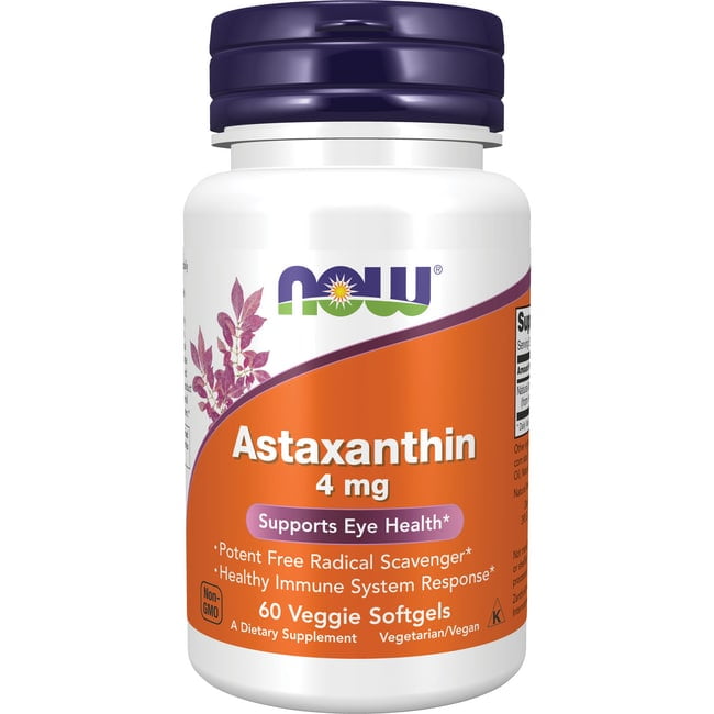 NOW Foods - Astaxanthin Cellular Protection 4 mg. - 60 Softgels