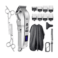 thumbnail image 1 of Kit De Cortapelos Profesional Hombres Recortador Pelo Barba  Malubero Plata, 1 of 4