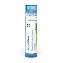 Boiron Kali Iodatum 30C, Homeopathic Medicine for Frontal Sinus Pain With Runny Nose, Worse At Night, 80 Pellets
