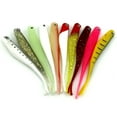 thumbnail image 3 of UDIYO 10Pcs/Lot Multicolor Soft Plastic 3D Eyes Lures 13cm Fishing Baits Tackle Tools, 3 of 6