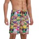 thumbnail image 2 of Fotbe Cute Cartoon Owls Pantalones Cortos de Pijama para Hombre, Ropa de Dormir, Pantalones de Pijama Cortos para Hombre-Small, 2 of 6