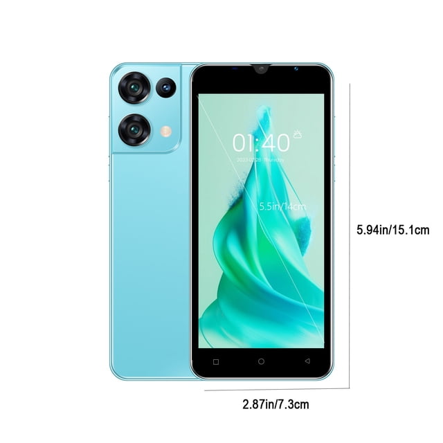 Herunwer 5.5-Inch Android Smartphone, Quad-Core with Dual Camera and Expandable Storage