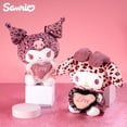 thumbnail image 4 of Sanrio Kawaii Pink Hello Kitty Kuromi Melody Cinnamoroll Peach Blossom Series Stuffed Toy Christmas Halloween Day Gift, 4 of 9