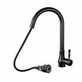 thumbnail image 1 of Modern Pull Down Spout Kitchen Faucet Deck Mounted Black Stream Sprayer Kitchen Mixer Taps Single Handle Pull Out Spout ,Effortless Installation, 1 of 7