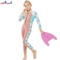 thumbnail image 3 of Niños con traje de baño de una pieza traje de baño Sun a prueba de snorkeling conjunto de neopreno ropa de nylon traje de baño con cremallera traje de baño Flamingo regalos para mujeres XL sidaley OD003311-04, 3 of 7