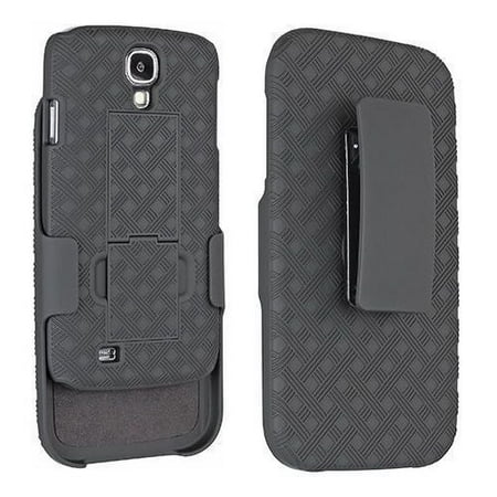 Samsung Galaxy S4 Case - Wydan Holster Shell Combo Kickstand Feature Phone Cover (Best Phone Cover For Galaxy S4)