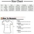 thumbnail image 3 of Jophufed Fashion Women Short Sleeve O-Neck Printed Pachwork Pockets Tops Blouse Gifts, 3 of 5