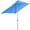 Bleu Ciel Bleu, variante sur Outsunny Parasol de Patio 6,5 X 10 Pi, Parasol Rectangulaire de Marché avec Cadre en Aluminium et Manivelle, Parasol de Jardin Auvent Pare-Soleil Extérieur, Rouge Vin