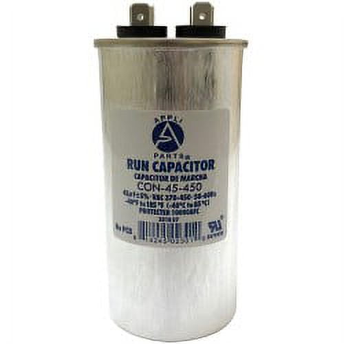 Appli Parts Run Capacitor 45 Mfd uF (microfarads) 370 VAC or 450 VAC Round CON-45-450 Replaces CAP-45-450