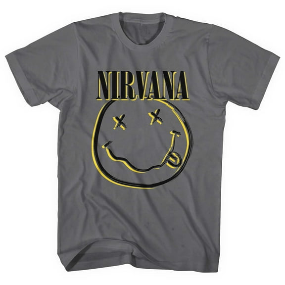 Nirvana Unisex T-Shirt Inverse Smiley (X-Small)