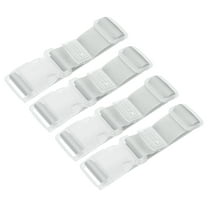 4 Pack Add A Bag Luggage Strap, 4-12 Inch Adjustable Suitcase Belt Travel Accessories, Luggage Connector for Carry-on Baggage, Gray