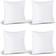 thumbnail image 1 of Inserto de cojines (paquete de 4, blanco) - Cojines de cama y sofá - Cojines decorativos para interiores Ofspeizc CZJJ-ZC2-5, 1 of 6