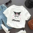 thumbnail image 3 of Sanrio Girls Summer Spring T-Shirt Short Sleeve Children's Clothing Tops Kuromi Cartoon Cute Girls Versatile Casual Gift, 3 of 9