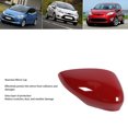 thumbnail image 3 of Door Mirror Covers Side Mirror Cover Caps Rearview Replacement Compatible with  Fiesta 2008 to 2017 ABS Plastic Wing Mirror Cap Side Door Rearview Mirror Cover, 3 of 7