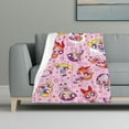 thumbnail image 6 of The Powerpuff Girls Anti-Pilling Flannel 32"X48" Super Soft Plush Air Condition Quilt Fluffy Warm Cozy Decorative Blankets, 6 of 7
