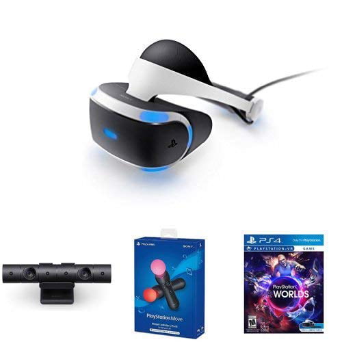 VR Worlds Starter Bundle For PlayStation 4, PlayStation VR, Refurbished