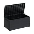 thumbnail image 2 of Duramax CedarGrain Durabox 110 Gallon Outdoor Deck Storage Box Bench, Grey, 2 of 10