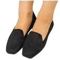thumbnail image 4 of Wowcloth Women's Fashion Casual Slip-On Loafers – Comfortable Flat Shoes with Versatile Year-Round Solid Color Design for Daily Wear, 4 of 9