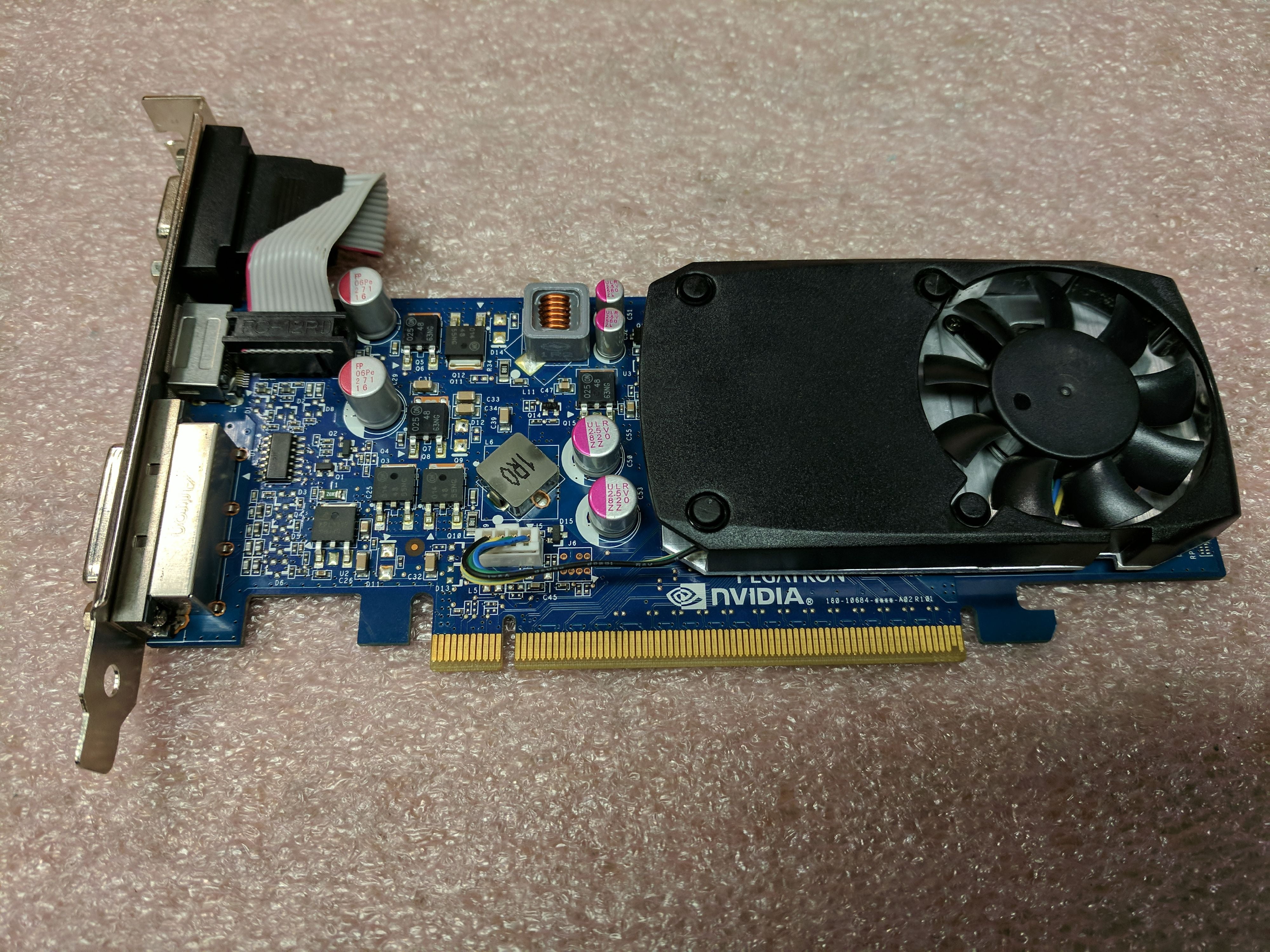 Used Pegatron Nvidia GeForce GT 220 1GB DDR3 PCI Express x16 Desktop