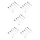 thumbnail image 2 of Inteprter 5 unids/set cucharas medidoras Mini cucharas de medida graduadas de acero inoxidable accesorio de cocina Type2, 2 of 6