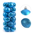 thumbnail image 3 of Bolas Navidad Reutilizables Irrompibles 4cm Del para Bodas 24 Uds. (azul Lago), 3 of 9