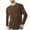 Brown, variant on Posijego Men's Christmas Shirts Soft Long Sleeve T Shirts Big and Tall Mens Pullover Basic Tee Tops