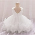 thumbnail image 5 of Delliss Baby Girls Tutu Tulle Dress Sleeveless Princess Party Sundress 6M-3Y Toddler Fashion Casual Dresses, 5 of 9