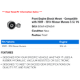 thumbnail image 2 of Front Engine Shock Mount - Compatible with 2009 - 2014 Nissan Murano 3.5L V6 2010 2011 2012 2013, 2 of 2