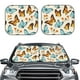 thumbnail image 2 of Balery Butterflies Parasol para parabrisas de coche de 2 piezas | Parasol plegable para parabrisas delantero de coche para la mayoría de sedanes-Large, 2 of 6